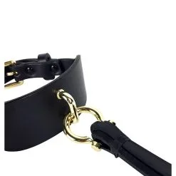 E.L.F. Zhou London Collier Fouet En Cuir Choker Tassel Omega -Lingerie Soldes Boutique 1920 chocker2 790x1000 1
