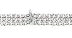 Collier Choker En Chaînes Et Cuir