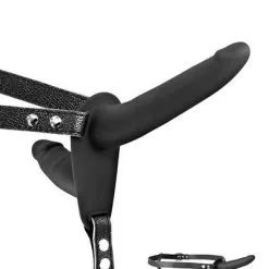 Gode Ceinture Double - Noir