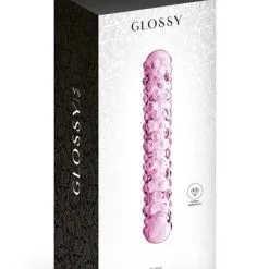 Dildo En Verre - Glossy N°6 - Rose
