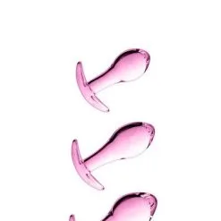 Set De Plugs En Verre - Glossy N°17 - Rose -Lingerie Soldes Boutique 532076050