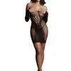 Le Désir Robe Filet Manches Longues - Alice - Le Désir -Lingerie Soldes Boutique 69363scr 68f8a951da9d6a2