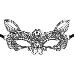 Masque En Dentelle - Pleine Lune -Lingerie Soldes Boutique 709735010
