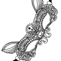 Masque En Dentelle - Pleine Lune