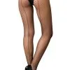 Collants Résille Ouvert Candice 1 Collants Résille Ouvert Candice -Lingerie Soldes Boutique 711045010