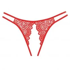 Culotte Ouverte Lovestruck - Rouge -Lingerie Soldes Boutique 76165scr 8badae5bea5afdd