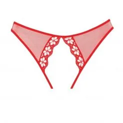 Culotte Ouverte Mirabelle - Rouge 7 Culotte Ouverte Mirabelle - Rouge -Lingerie Soldes Boutique 76362scr 9e0f0a2f3ec478f