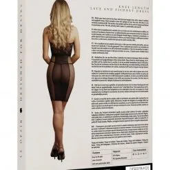 Le Désir Robe Longue Résille Et Dentelle - Anna - Le Désir -Lingerie Soldes Boutique 85400scr 3f47766bc923989