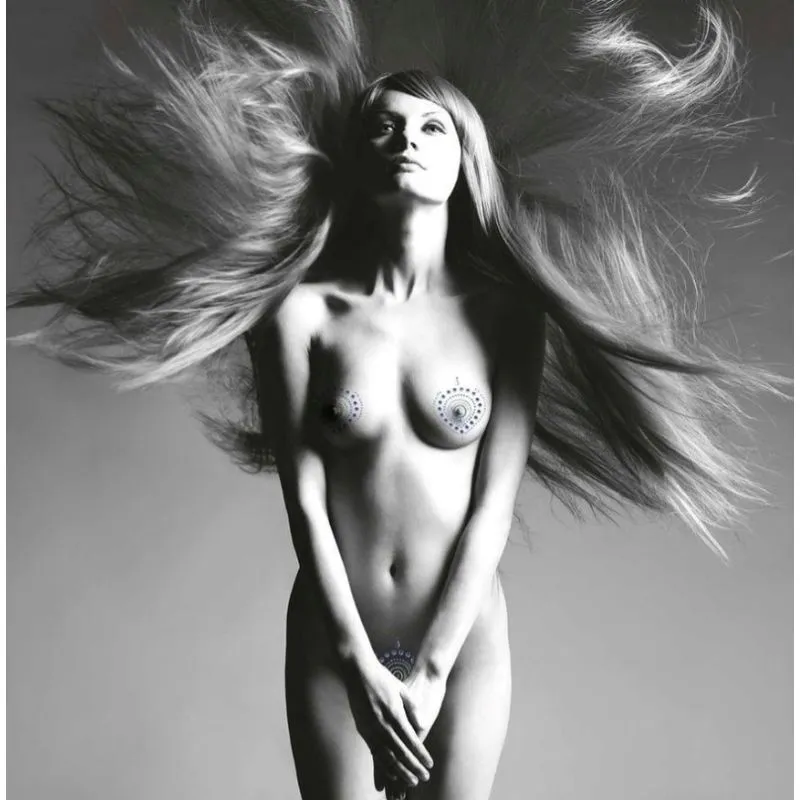 Bijoux Indiscrets Bijoux De Seins Et Pubis Flamboyant - Bleu & Vert 5 Bijoux Indiscrets Bijoux De Seins Et Pubis Flamboyant - Bleu & Vert – Image 3