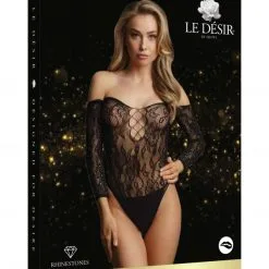 Le Désir Body Ouvert En Dentelle Avec Strass - Wonder 9 Le Désir Body Ouvert En Dentelle Avec Strass - Wonder -Lingerie Soldes Boutique body dentelle strass wonder 4