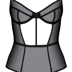 Body Armaturé En Résille Transparente - Varella 8 Body Armaturé En Résille Transparente - Varella -Lingerie Soldes Boutique body resille armature ajoure varella 3