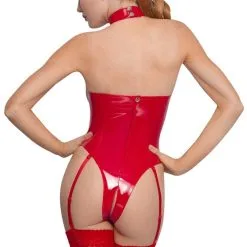 Body Seins Nus En Vinyle Rouge 8 Body Seins Nus En Vinyle Rouge -Lingerie Soldes Boutique body seins nus vinyle rouge 3