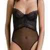 Body Armaturé En Dentelle Graphique Recyclée - Kerria -Lingerie Soldes Boutique body string armature dentelle recyclee kerria 1
