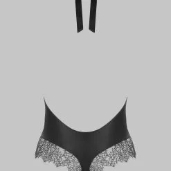 Maison Close Body String En Soie Encolure Américaine - Rendez-vous Noir 14 Maison Close Body String En Soie Encolure Américaine - Rendez-vous Noir -Lingerie Soldes Boutique body string encolure americaine rdv noir 6