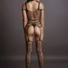 Le Désir Bodystocking Effet Porte-jarretelles En Résille Large - Alice -Lingerie Soldes Boutique bodystocking effet porte jarretelles resille large 3