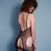 Combinaison En Résille French Kiss -Lingerie Soldes Boutique bodystocking7 1