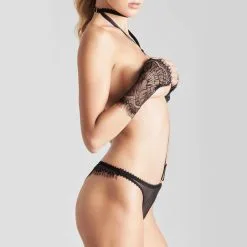 Maison Close Brésilien Avec Harnais Détachable - Accroche Coeur -Lingerie Soldes Boutique bresilien harnais accroche coeur 3 1