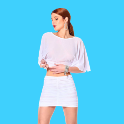 Patrice Catanzaro Top En Résille Blanche - Aloha -Lingerie Soldes Boutique capture d cran 83