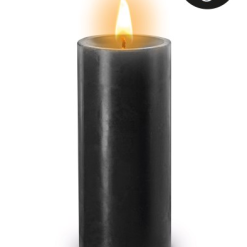 Bougie Large Basse Température - Noire