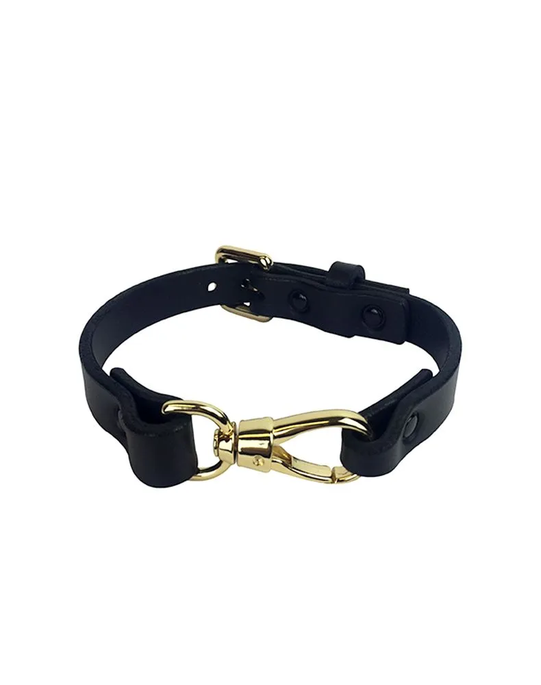 E.L.F. Zhou London Choker Captivate - Noir Et Or 4 E.L.F. Zhou London Choker Captivate - Noir Et Or – Image 2