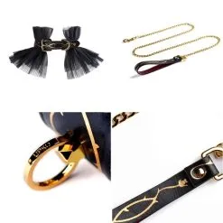 Choker Avec Laisse Leather Thorn - Zalo & Upko