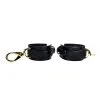 Menottes En Cuir Noir - Bridge Cuff Set -Lingerie Soldes Boutique cufflond1