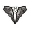 Atelier Amour Culotte Ouverte En Dentelle Avec Laçage - Enlace Moi -Lingerie Soldes Boutique culotte fesses nues enlace moi 2