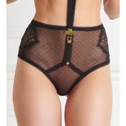 Maison Close Culotte Haute Avec Harnais - Inspiration Divine -Lingerie Soldes Boutique culotte haute harnais inspiration divine 3