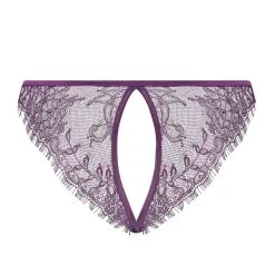 Maison Close Culotte Ouverte - Villa Satine - Violet 9 Maison Close Culotte Ouverte - Villa Satine - Violet -Lingerie Soldes Boutique culotte ouverte villa satine violette 3