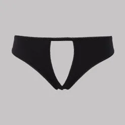 Maison Close Culotte Ouverte - Le Petit Secret - Noir 10 Maison Close Culotte Ouverte - Le Petit Secret - Noir -Lingerie Soldes Boutique culotte ouvrable petit secret noir 4
