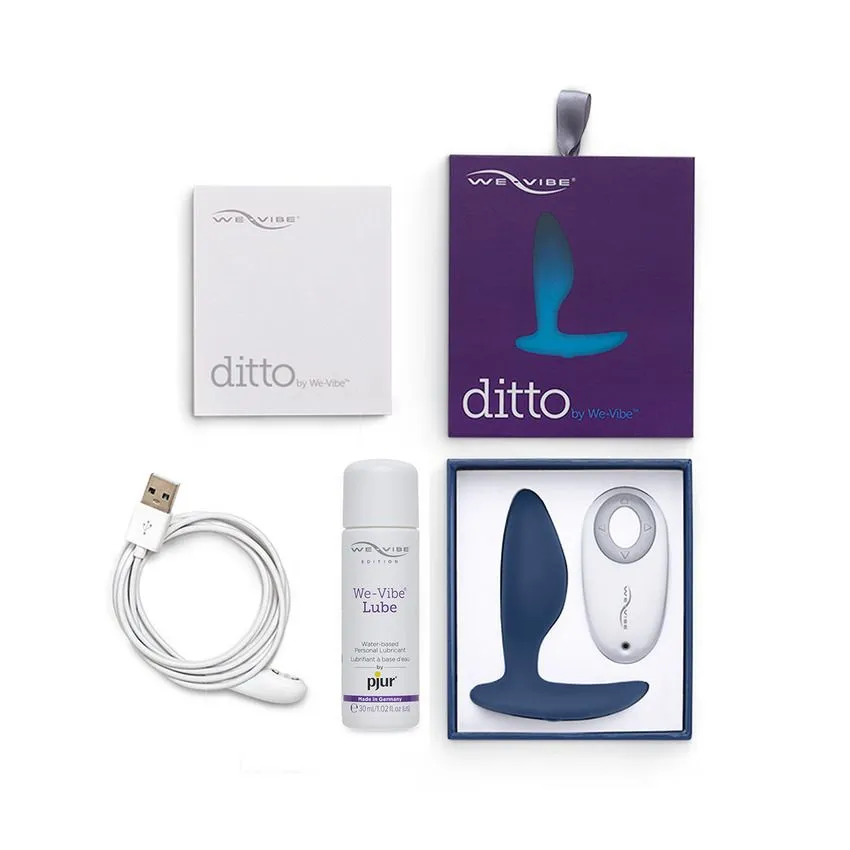 We-Vibe Plug Anal Télécommandé Ditto - Bleu 7 We-Vibe Plug Anal Télécommandé Ditto - Bleu – Image 5