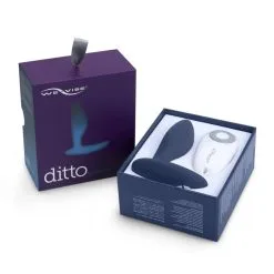 We-Vibe Plug Anal Télécommandé Ditto - Bleu 16 We-Vibe Plug Anal Télécommandé Ditto - Bleu -Lingerie Soldes Boutique ditto box blue open