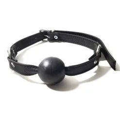 Dollhouse Gag-ball En Cuir Souple Et Latex