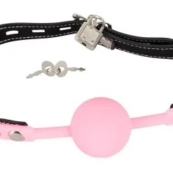 Gag-ball En Silicone - ø 4cm - Rose
