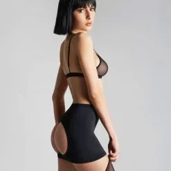 Maison Close Gaine Porte-jarretelles Fesses Nues - Pure Tentation -Lingerie Soldes Boutique gaine fesses nues pure tentation 4