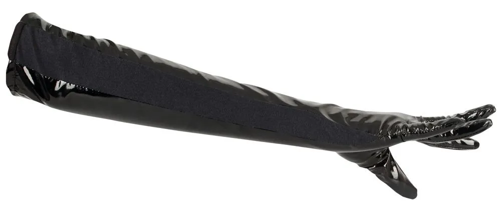 Gants Longs En Vinyle Et Tissu 4 Gants Longs En Vinyle Et Tissu – Image 2