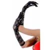 Gants Mi-longs En Dentelle - Noirs -Lingerie Soldes Boutique gants mi longs dentelle sois belle