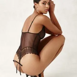 Bracli Body à Perles - Geneva -Lingerie Soldes Boutique geneva body black 5