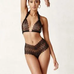 Bracli Soutien-gorge - Geneva Dark 12 Bracli Soutien-gorge - Geneva Dark -Lingerie Soldes Boutique geneva dark panty and dark bra black 2 1