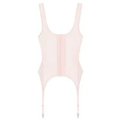 Maison Close Combinaison Corset Avec Porte-jarretelles - L'Amoureuse - Pivoine Rose -Lingerie Soldes Boutique guepiere l amoureuse pivoine rose 3