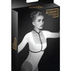 Harnais De Poitrine En Lanières élastiques - Pamela -Lingerie Soldes Boutique harnais poitrine pamela 2