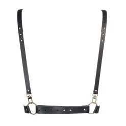 Bijoux Indiscrets Harnais De Poitrine Vegan X - Maze -Lingerie Soldes Boutique harnaisxnoirdosdroitmaze bi scaled