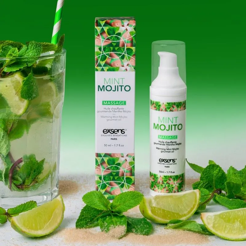 Exsens Huile De Massage Chauffante Et Comestible - Mojito 4 Exsens Huile De Massage Chauffante Et Comestible - Mojito – Image 2