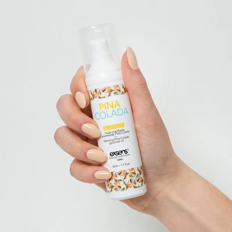 Exsens Huile De Massage Chauffante Et Comestible - Pina Colada 4 Exsens Huile De Massage Chauffante Et Comestible - Pina Colada – Image 2