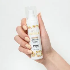 Exsens Huile De Massage Chauffante Et Comestible - Vanille -Lingerie Soldes Boutique huile chauffante vanille 2