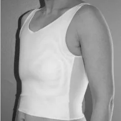 Binder Poitrine Court - Blanc -Lingerie Soldes Boutique img 4644