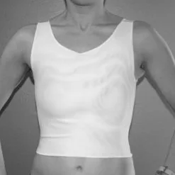 Binder Poitrine Court - Blanc -Lingerie Soldes Boutique img 4650