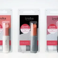 Mini Vibro Iroha Stick - Rose Et Blanc -Lingerie Soldes Boutique img spec 006 1 2