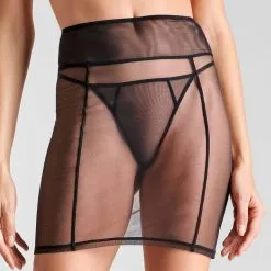 Maison Close Jupe Porte-jarretelles - L'Amoureuse - Dahlia Noir 11 Maison Close Jupe Porte-jarretelles - L'Amoureuse - Dahlia Noir -Lingerie Soldes Boutique jupe pj l amoureuse dahlia noir 4