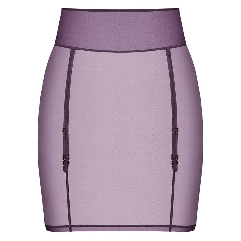 Maison Close Jupe Porte-jarretelles - L'Amoureuse - Orchidée Violette 4 Maison Close Jupe Porte-jarretelles - L'Amoureuse - Orchidée Violette – Image 2